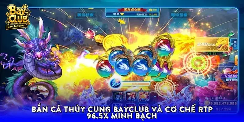 Bắn cá thủy cung BayClub và cơ chế RTP 96.5% minh bạch
